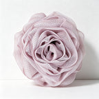 CouldNook Rose Flower Mesh Bath Sponge - Hanging Loop