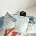 CouldNook Mini Coin Pouch - Seven Blue Textile Patterns