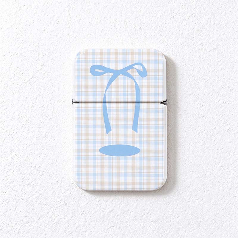 CouldNook Folding Pocket Mirror - Patterned Cover And Upright Display Position