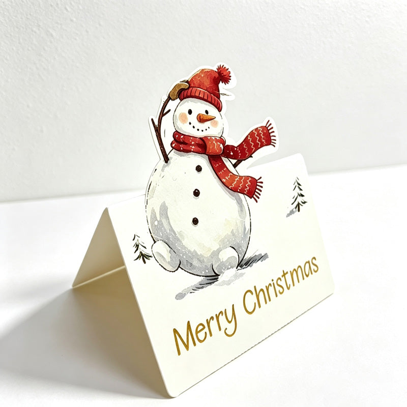 CouldNook Christmas Pop-Up Greeting Card - Festive Character Scenes