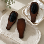 CouldNook Wooden Paddle Hairbrush - Oval Cushioned Pin Bed