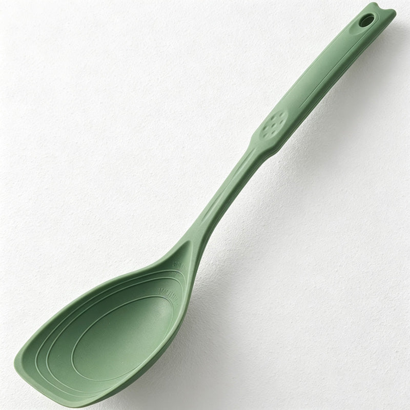 CouldNook Silicone Cooking Spoon - Wide Scoop Long Handle