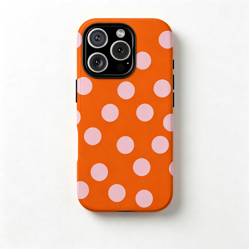 CouldNook iPhone 17 Series 2-in-1 Colorful Polka Dot Phone Case - Playful Pattern Cover