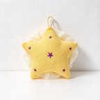 CouldNook Star Bath Pouf - Dual Textured Faces