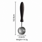 Measuring Scoop - Rounded Steel Bowl and Tapered Handle