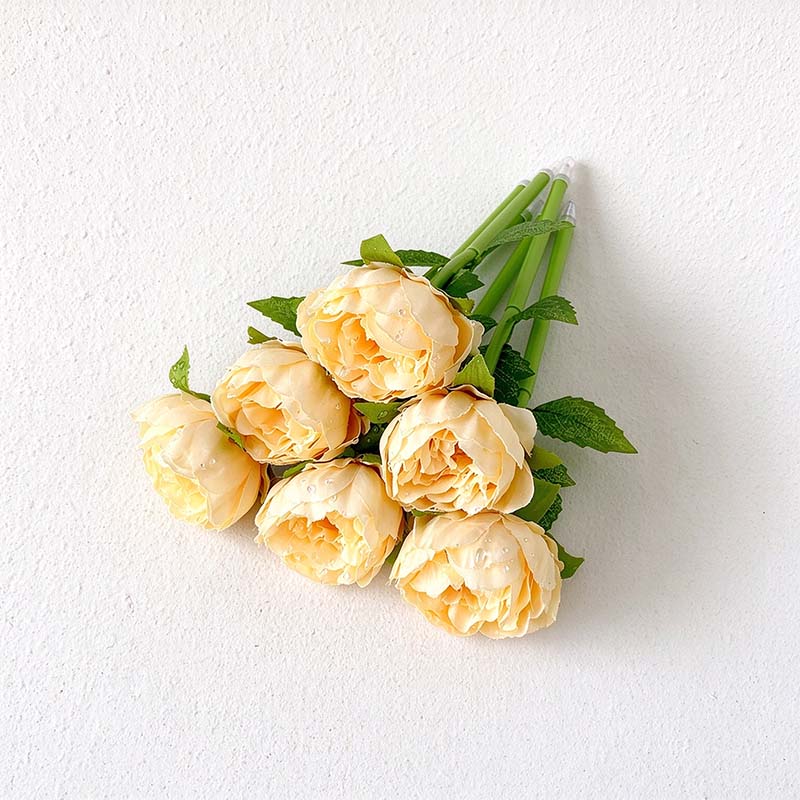 CouldNook Flower Ballpoint Pen - Layered Petals And Leafy Stem Body