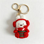 CouldNook Plush Rabbit Doll Keychain - Scarf Character Outfit