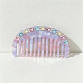 CouldNook Half Moon Stone Set Comb - Visible Tooth Profile