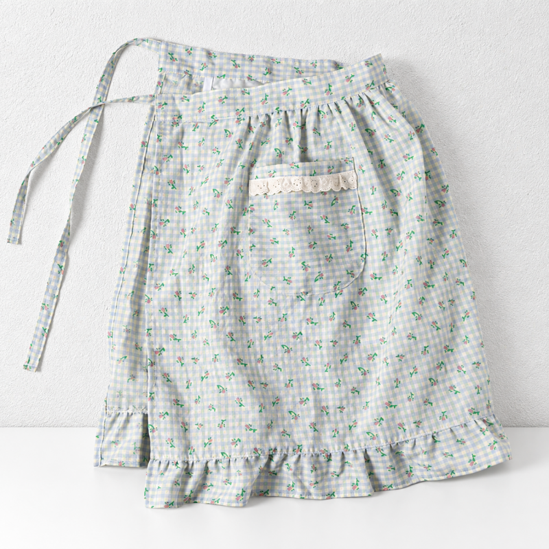 CouldNook Gingham Apron - Full and Half-Length Floral Styles