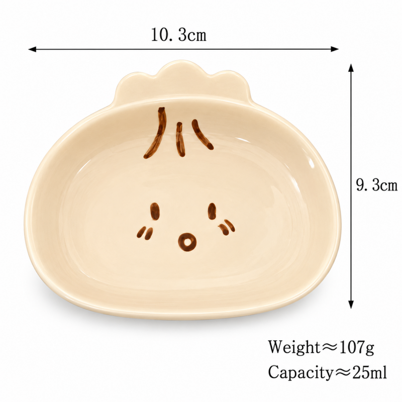 CouldNook Snack Shape Dipping Dish - Smiling Designs