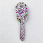 CloudNook Rhinestone Paddle Brush‑Air Cushion Hair Comb