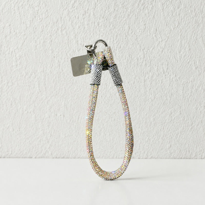 CouldNook Double Strand Rhinestone Phone Wrist Strap - Metal Tether
