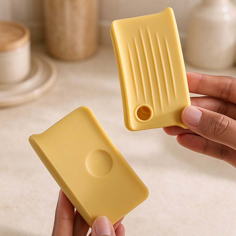 CouldNook Pot Handle Grip - Folded Silicone Shape and Inner Grooves