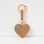 CouldNook Rhinestone Heart Keychain - Crystal Bag Charm