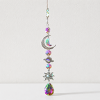 CouldNook Celestial Crystal Suncatcher - Moon and Star Designs