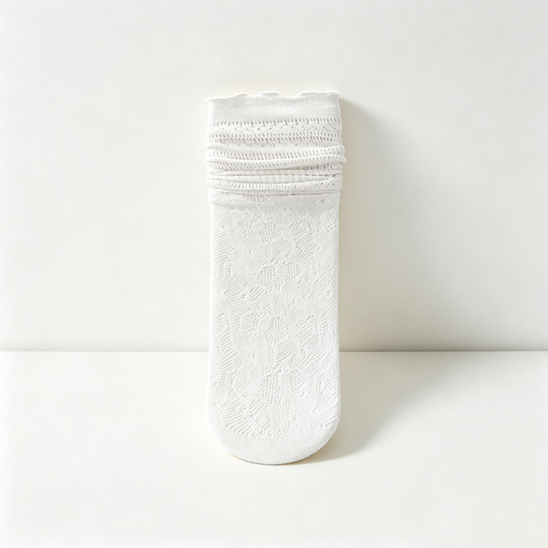 CouldNook Heel Free Knit Footie Socks - Indoor Shoe Accent