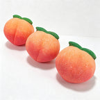 CouldNook Peach Bath Bomb - Rounded Fruit Shaped Soak