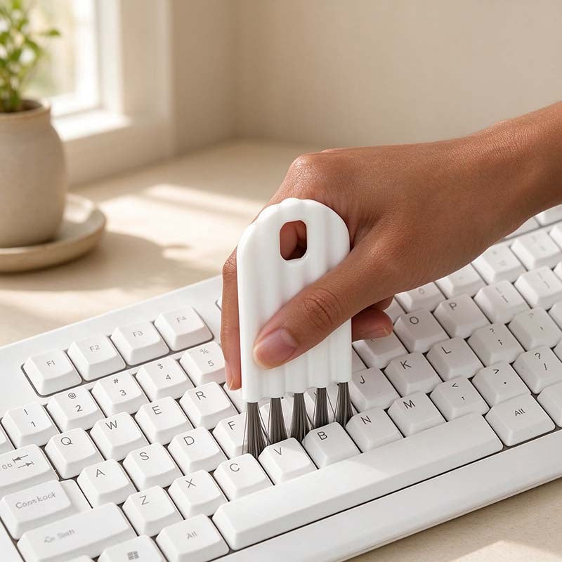 CouldNook Flexible Cup Groove Brush - Flat Ribbed Grip