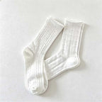 CouldNook Textured Delicate Openwork Textured Hosiery - Practical Room Accent
