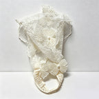 CouldNook Wide Hollow-Out Lace Headband - Aesthetic Floral Hair Accessory