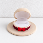 Hat Ring Box - Bow Band and Cowboy Shapes