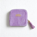 Velvet Jewelry Organizer with Six Inner Pockets