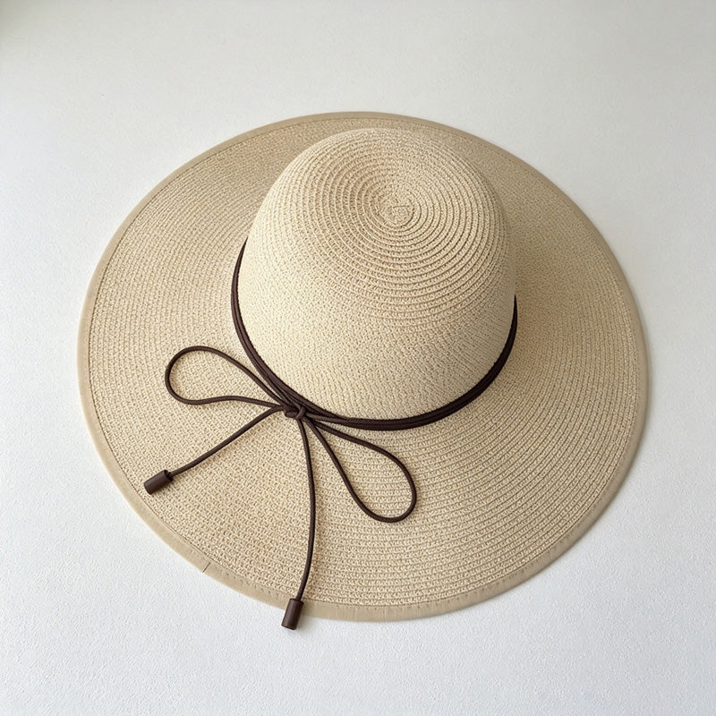CouldNook Slim Bow Sun Hat - Flexible Wide Brim Style