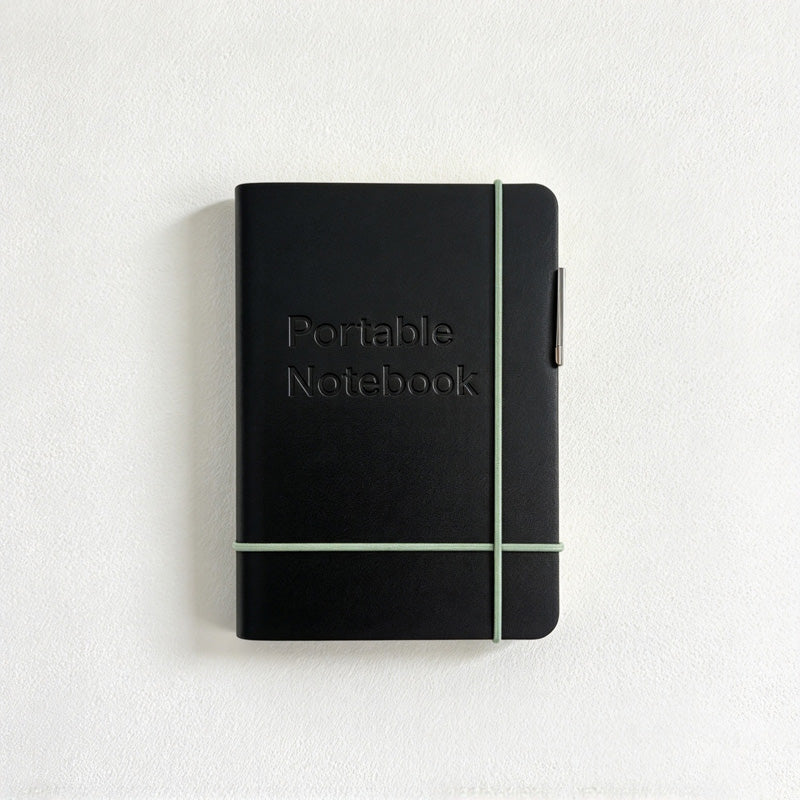 CouldNook Pocket Notebook - Landscape Pages and Contrasting Elastic Cover Band