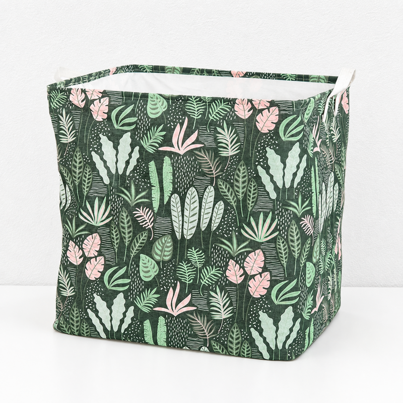 CouldNook Printed Laundry Hamper - Tall Foldable Storage Form