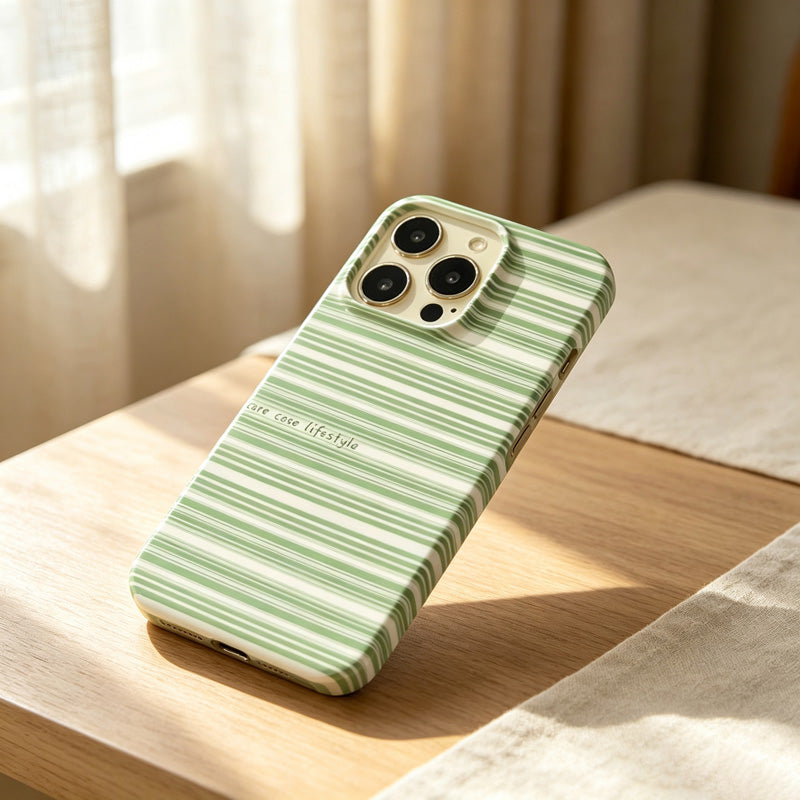 CouldNook Customizable Stripe Phone Case - Clean Graphic Cover