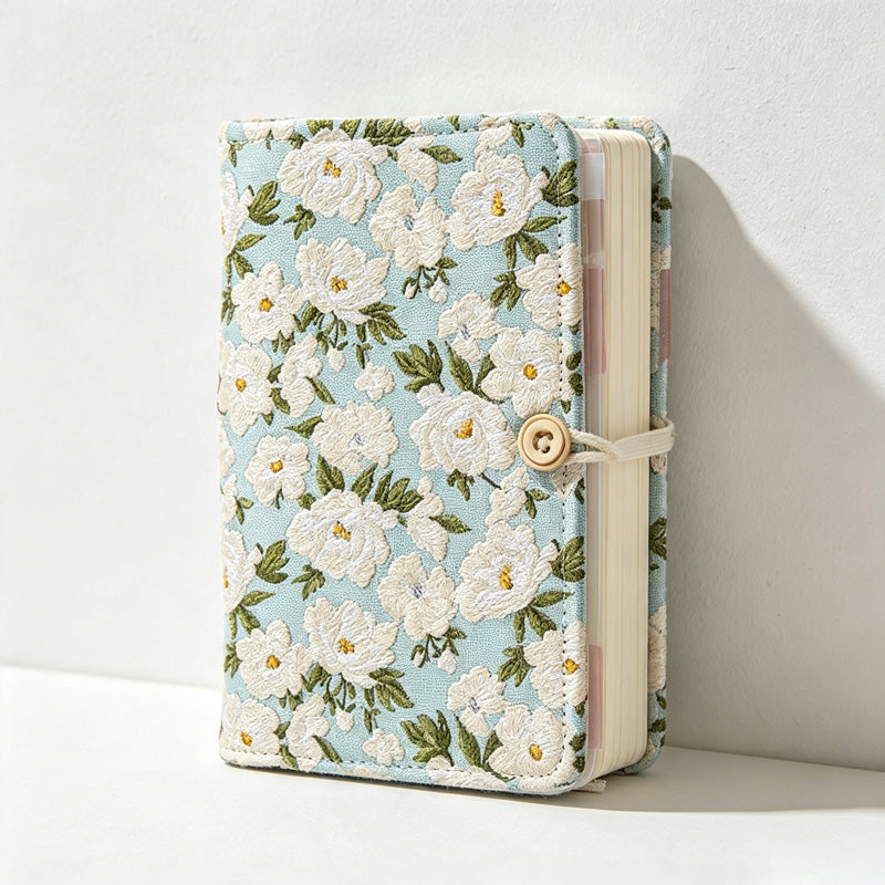 CouldNook Floral Ring Binder Notebook - A5 A6 Refillable Cover