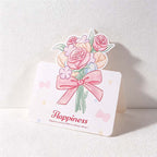 CouldNook Floral Greeting Card - Pastel Bouquets Wreaths And Ribbon Illustrations