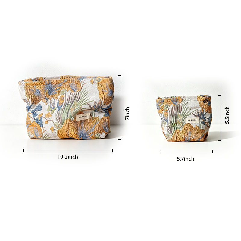 CouldNook Botanical Cosmetic Bag - Vanity Storage Accent