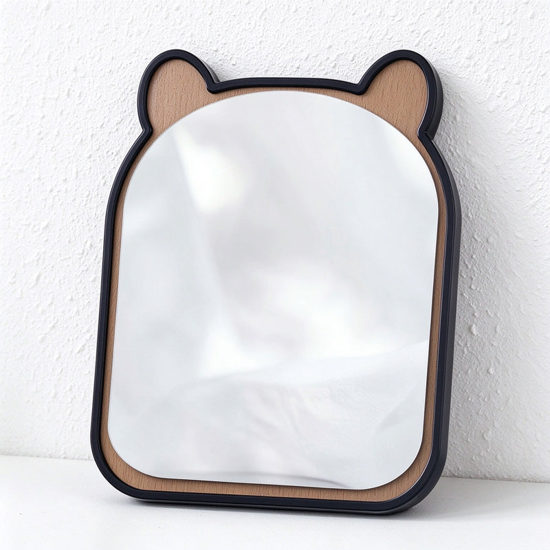 Animal Silhouette Tabletop Mirror with Fold-Out Support