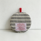 CouldNook Striped Drink Coaster - Warm Table Accent