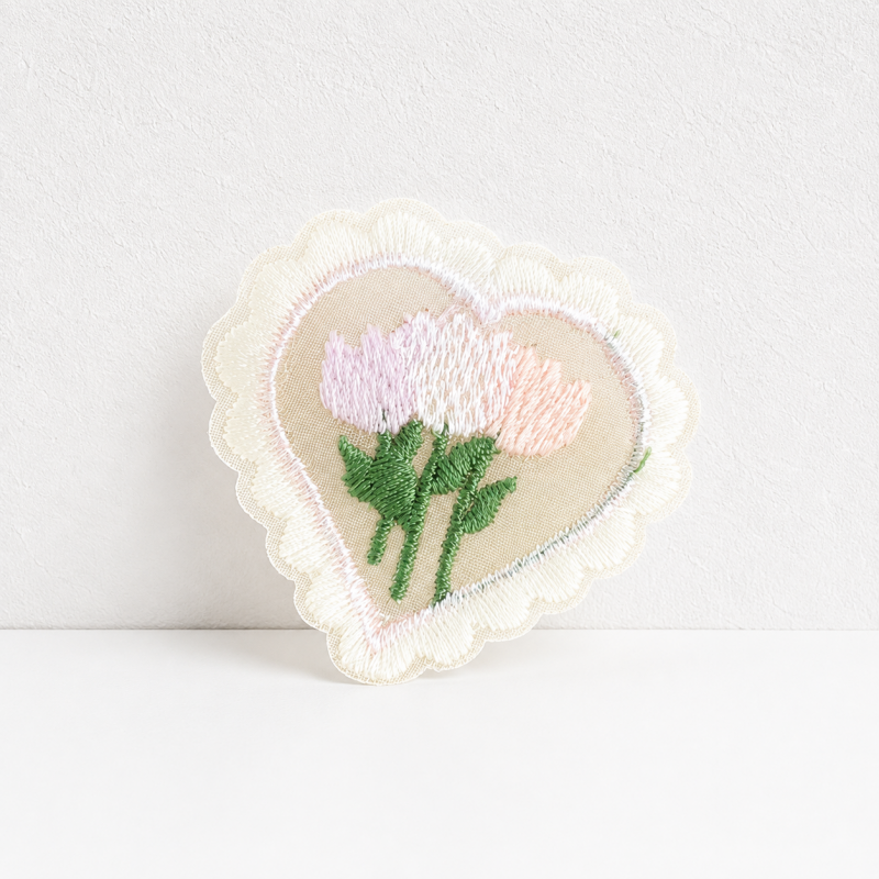 CouldNook Framed Floral Patch - Lace Border and Flower Designs