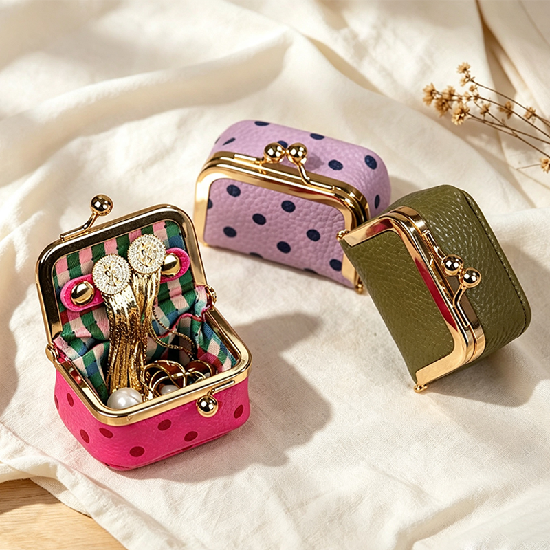 CouldNook Clasp Purse Mini Jewelry Case - Gentle Storage Detail