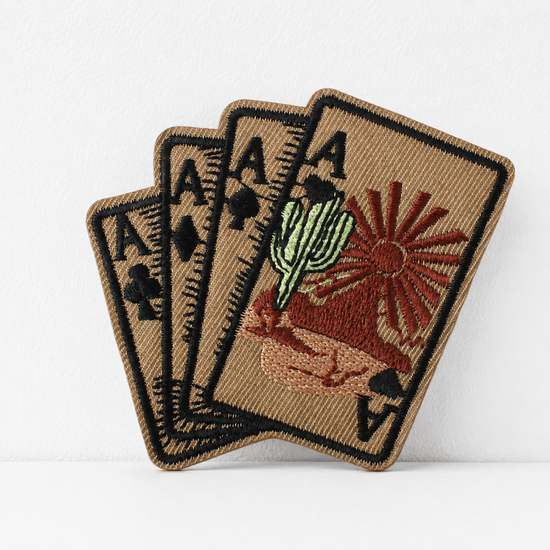 CouldNook Western Embroidered Patch - Boots Cactus and Rodeo Designs