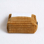 CouldNook Ribbed Tissue Box Cover - Raised Rows And Rounded Corners