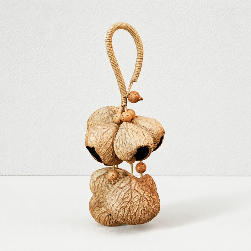 CouldNook Natural Seed Bag Charm - Boho Shaker Pendant