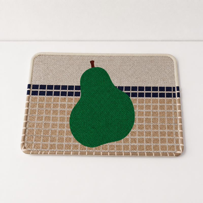 CouldNook Printed Floor Mat - Fruit and Geometric Designs