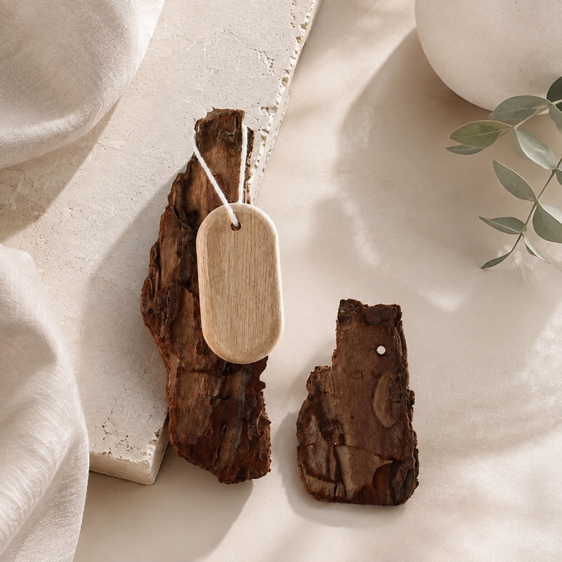 CouldNook Camphor Wood Closet Block Set - Loop Hanger Design