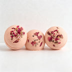 CouldNook Rose Petal Bath Bomb - Pink Botanical Sphere