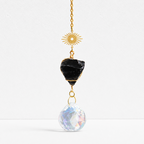 CouldNook Stone Crystal Suncatcher Ornament - Celestial Metal Frames