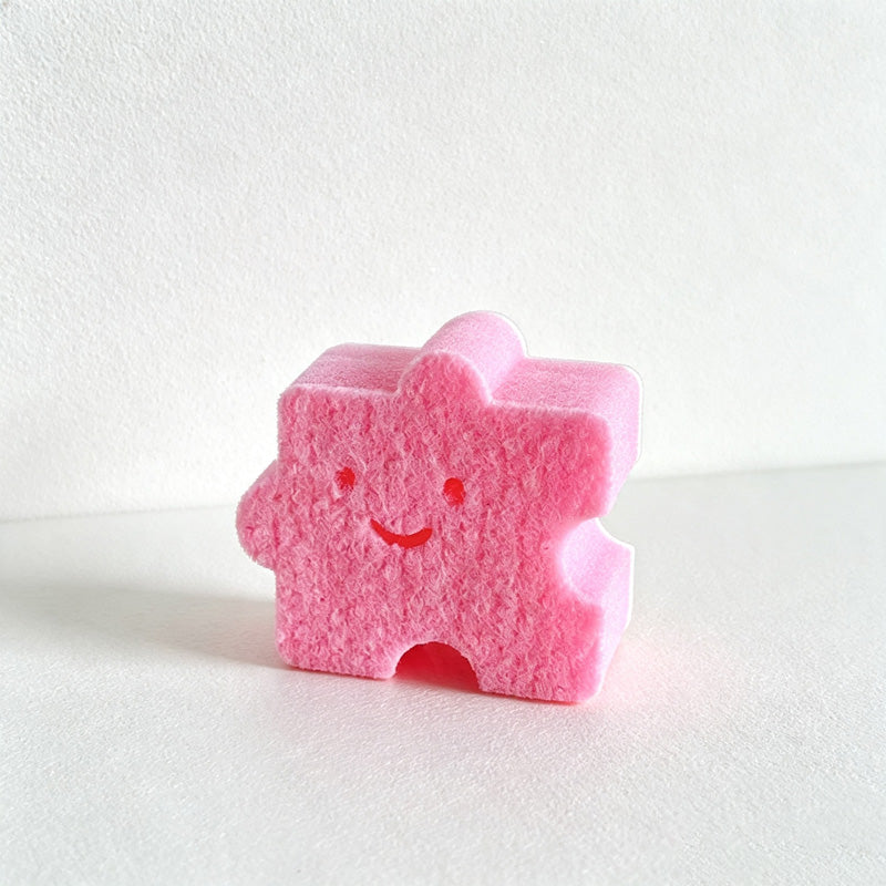 CouldNook  Puzzle‑Shaped Cleaning Sponge‑Bathroom Mirror Wiper