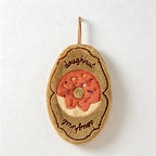 CouldNook Plush Hanging Towel - Visible Embroidered Detail Hanging Home Use