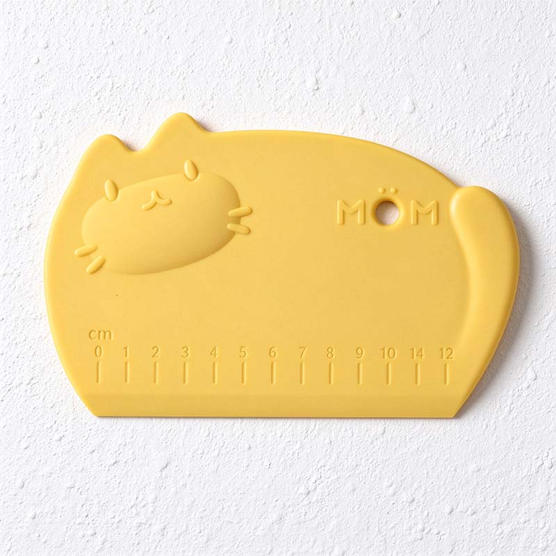 CouldNook Dough Scraper - Cat Outline and Embossed Measuring Edge