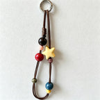 CloudNook Phone Wrist Strap-Retro Star Beaded Double-Strand Design