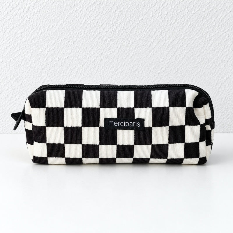 CouldNook Patterned Pencil Case - Ribbed Texture and Long Profile