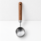 Coffee Measuring Scoop - Straight Cup and Walnut Handle